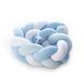 Бампер - косичка в дитяче ліжечко Twins 3-х прядна 200 см 2020 K3-200-04, blue, блакитний