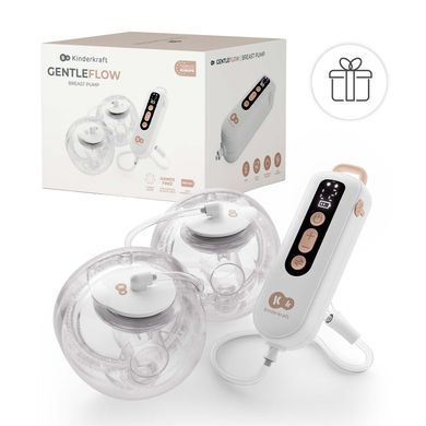 Подвійний електричний Молокоотсос Kinderkraft GentleFlow Gold (KEGEFL00GLD0000)