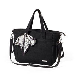 Сумка для мами "CARMEN" чорна (30 см*15,5 см*26 см) /"Babyono"