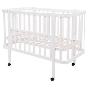 Детская кроватка-трансформер Babyroom Місяць LU-1 овальная, белый