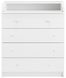 Пеленальний комод Babyroom (Бебірум) Комод Ведмедик 102x80x50 білий