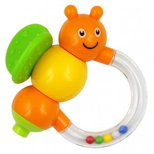Брязкальце пластикове Baby Mix Бджілка жовтий