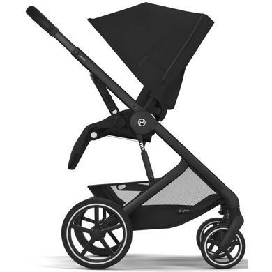 Прогулочная коляска Cybex Balios S Lux BLK 2025 Moon Black (с бампером)