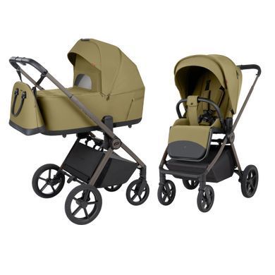 Коляска універсальна 2в1 Carrello Ultra F CRL-6556 Clover Green, зі складною люлькою