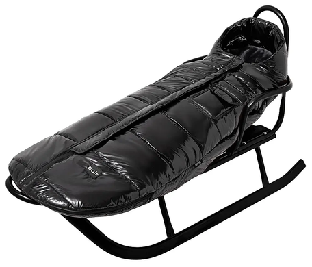 Зимовий теплий конверт (футмуф) в коляску Bair Nordie (Баір Норді) black moncler