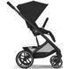 Прогулочная коляска Cybex Balios S Lux BLK 2025 Moon Black (с бампером)