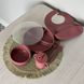 Набір силіконового посуду KinderKit рожевий