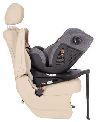 Автокрісло Carrello Meteorit+ CRL-17515 Marble Grey, i-Size, (40-150см), ISOFIX, поворотне, опорна стійка