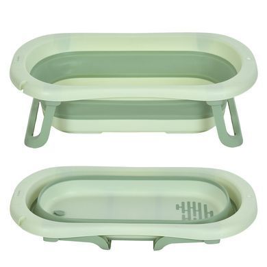 Ванночка складна дитяча з термометром та вкладишем (подушкою) EL CAMINO PLUS ME 1151 Pale Green