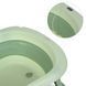 Ванночка складна дитяча з термометром та вкладишем (подушкою) EL CAMINO PLUS ME 1151 Pale Green