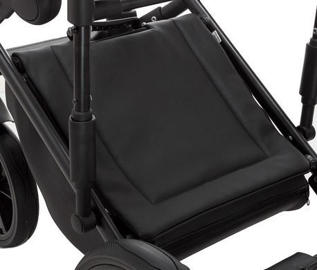Коляска 2 в 1 Adamex Porto Light ECO кожа 100% SA-9 тёмный капучино