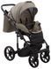 Коляска 2 в 1 Adamex Porto Light ECO кожа 100% SA-9 тёмный капучино