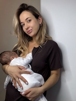 Нічна сорочка Lazy для вагітних та годуючих матусь