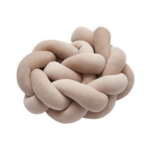 Бампер - косичка Twins 3-х прядная 240 см Ego, beige, бежевый