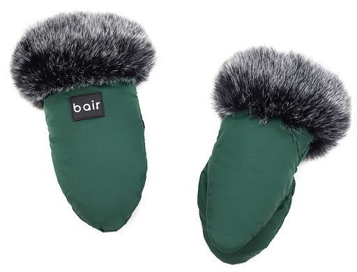 Термо Рукавиці (муфта) Bair Northmuff на коляску і санки на магнітах зелений (jungle green)