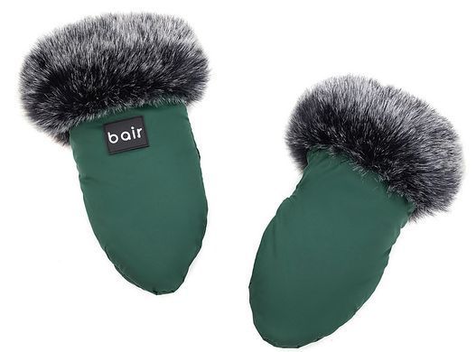 Термо Рукавиці (муфта) Bair Northmuff на коляску і санки на магнітах зелений (jungle green)