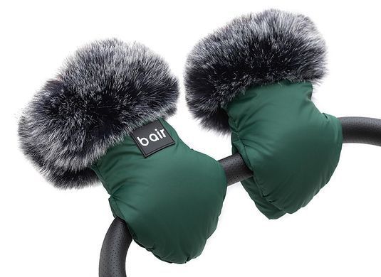 Термо Рукавиці (муфта) Bair Northmuff на коляску і санки на магнітах зелений (jungle green)