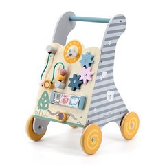 Детские ходунки-каталка Viga Toys PolarB с бизибордом (44028)