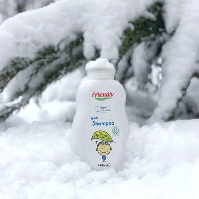 Органічний дитячий шампунь-гель Friendly Organic без запаху 400 мл