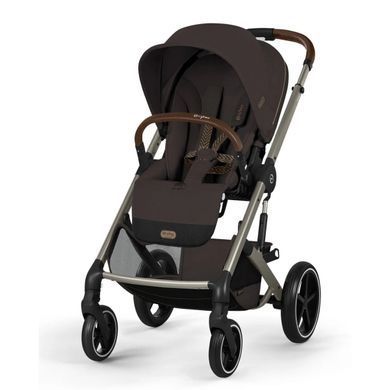 Коляска Cybex Balios 2026 S Lux Taupe 2 в 1 Chocolate Brown зі складаною люлькою (Сайбекс Баліос Ес Люкс Чоколет Браун)