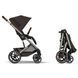 Коляска Cybex Balios 2026 S Lux Taupe 2 в 1 Chocolate Brown зі складаною люлькою (Сайбекс Баліос Ес Люкс Чоколет Браун)