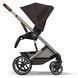 Коляска Cybex Balios 2026 S Lux Taupe 2 в 1 Chocolate Brown зі складаною люлькою (Сайбекс Баліос Ес Люкс Чоколет Браун)