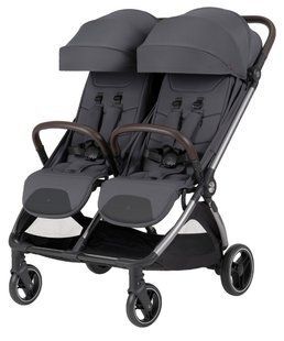 Прогулянкова коляска для двійні Carrello Link CRL-6533 Cliff Grey