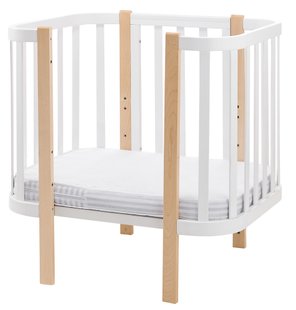 Матрас Babyroom Oval-80 OK-5 кокос 5 слоев белый