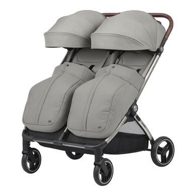 Прогулянкова коляска для двійні Carrello Link CRL-6533 Cliff Grey