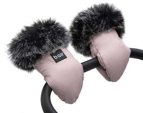Термо Рукавиці (муфта) Bair Northmuff на коляску і санки на магнітах рожевий (pink powder)