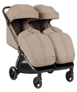 Прогулянкова коляска для двійні Carrello Link CRL-6533 Island Beige
