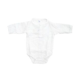 Дитяче боді Twins Muslin довгий рукав 68р білий