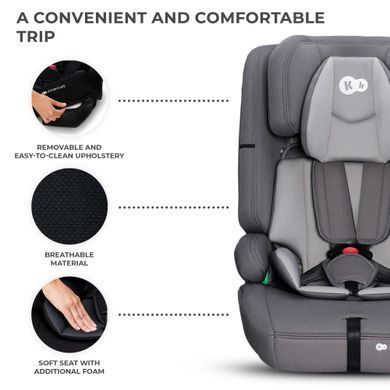 Автокресло Kinderkraft Safety Fix 2 i-Size Grey (KCSAFI02GRY0000)