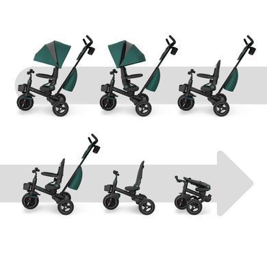 Триколісний велосипед Kinderkraft Spinstep 2 Plus Green (KRSPST02GREPL00)