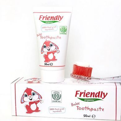 Органічна дитяча зубна паста Friendly Organic 50 мл