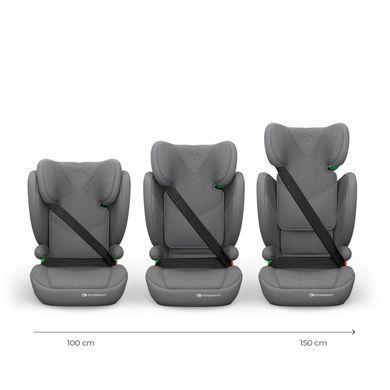 Автокресло Kinderkraft Junior Fix 2 Plus i-Size Grey (KCJUFI20GRYPL0N)
