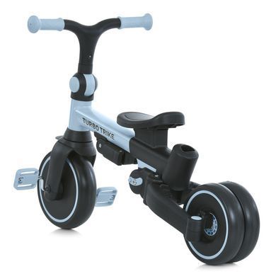 Трьохколісний велосипед Turbo Trike 4в1 MT 1036 blue, біговел