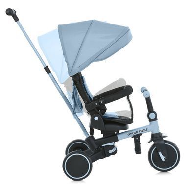 Трьохколісний велосипед Turbo Trike 4в1 MT 1036 blue, біговел