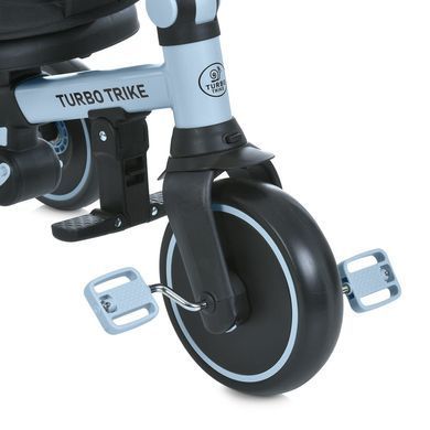Трьохколісний велосипед Turbo Trike 4в1 MT 1036 blue, біговел