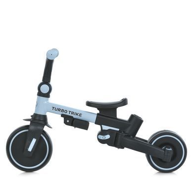 Трьохколісний велосипед Turbo Trike 4в1 MT 1036 blue, біговел