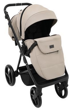 Коляска 2 в 1 Adamex Blanc Eco SA-7 латте
