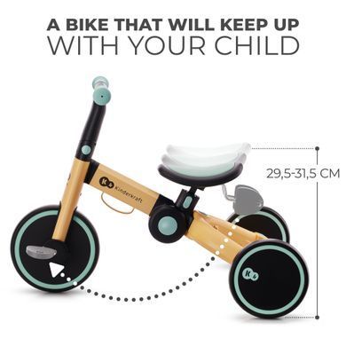 Трехколесный велосипед 3 в 1 Kinderkraft 4TRIKE Sunflower Blue (KR4TRI22BLU0000)