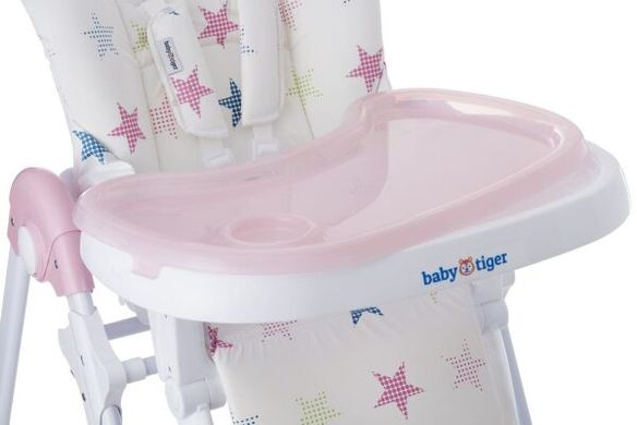 Стільчик для годування Babytiger Kiki (Бебітайгер Кікі) Pink (BTKKIKIPNK0000)