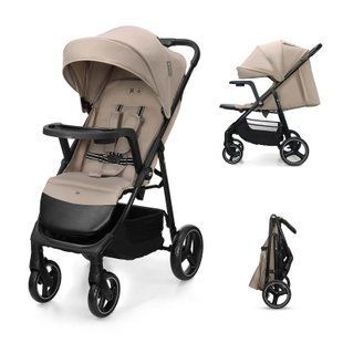 Прогулочная коляска Kinderkraft Trig 3 Tray Beige (KSTRIG03BEG000T)