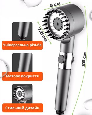 Лійка для душу з обертанням 360° Turbocharged Shower Head