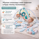 Детский коврик развивающий коврик с дугами погремушками игрушками и шариками с бортиками для младенца коврик - бассейн термоковрик для новорожденного Kinderkit JoyMat