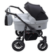 Коляска 2 в 1 для двойни Bair Sorento DUO BS-05 серый/черный (Баір Соренто Дуо)