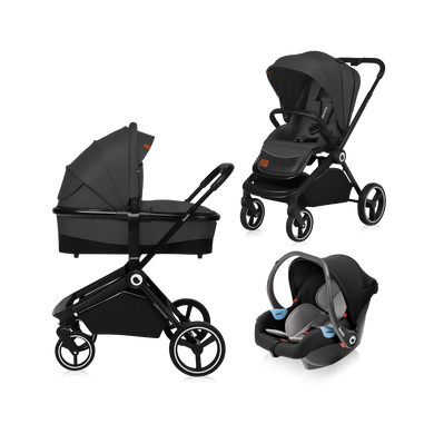 Универсальная коляска 3 в 1 Lionelo MIKA 3IN1 GREY GRAPHITE