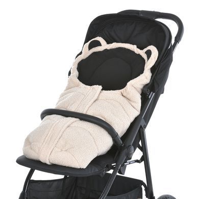 Теплый зимний конверт (футмуф) в коляску El Camino ME 1132 Footmuff Teddy Bear, бежевый