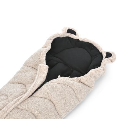 Теплый зимний конверт (футмуф) в коляску El Camino ME 1132 Footmuff Teddy Bear, бежевый